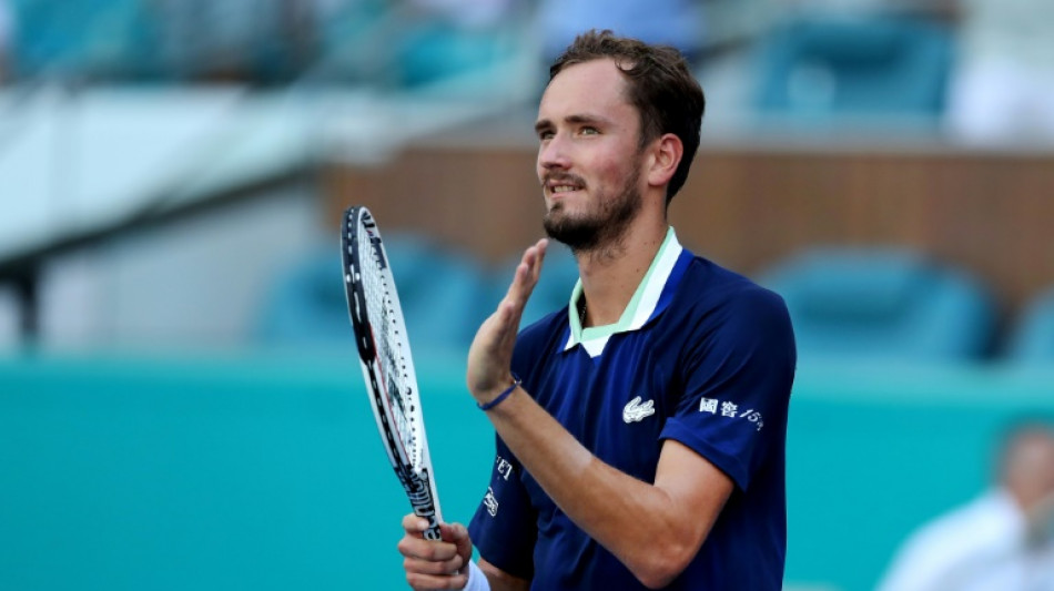 Medvedev, Zverev reach Miami last eight, angry Kyrgios out