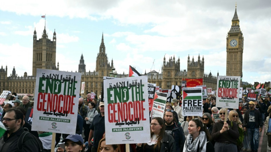 Royaume-Uni: plusieurs milliers de manifestants &agrave; une marche propalestinienne &agrave; Londres