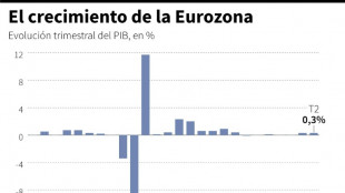 El PIB de la zona euro creci&oacute; 0,3% en el segundo trimestre de 2024, anuncia Eurostat