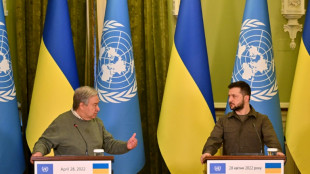 Kiew w&auml;hrend Besuchs von UN-Generalsekret&auml;r Guterres unter Raketenbeschuss 