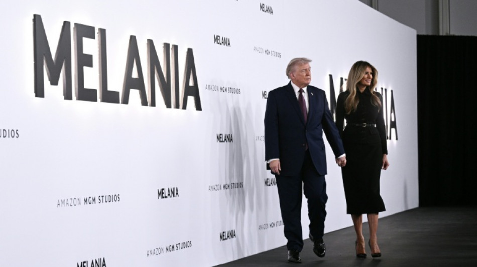 Donald et Melania Trump assistent &agrave; l'avant-premi&egrave;re du documentaire Amazon consacr&eacute; &agrave; la Premi&egrave;re dame