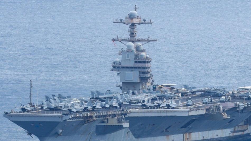 Le porte-avions am&eacute;ricain USS Gerald Ford en Croatie pour des op&eacute;rations de maintenance