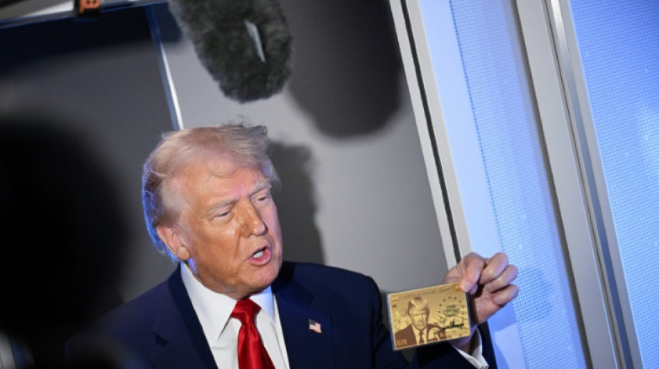 Käufliche Aufenthaltstitel: US-Präsident präsentiert "Trump Card" mit seinem Foto