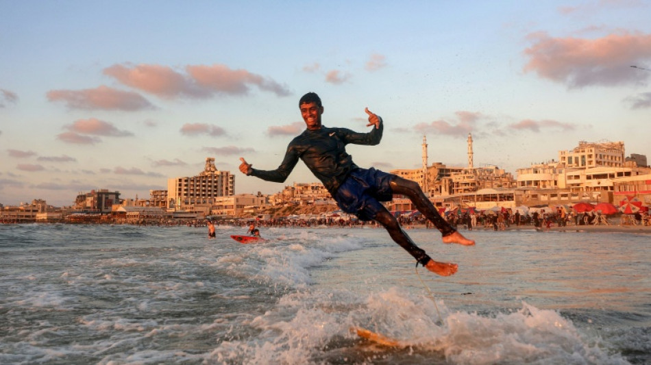 A Gaza, le surf comme exutoire 