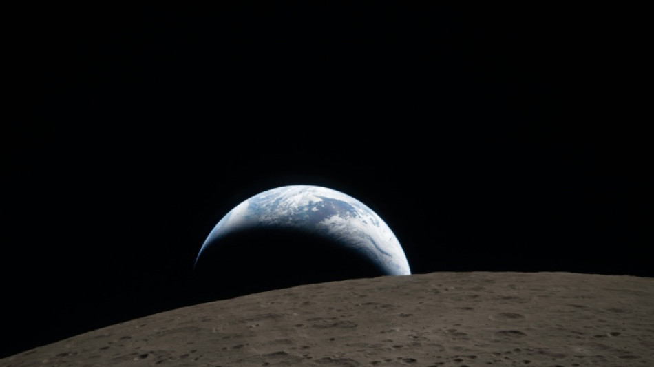 La Nasa publie la photo d'un coucher de Terre prise par les astronautes d'Art&eacute;mis