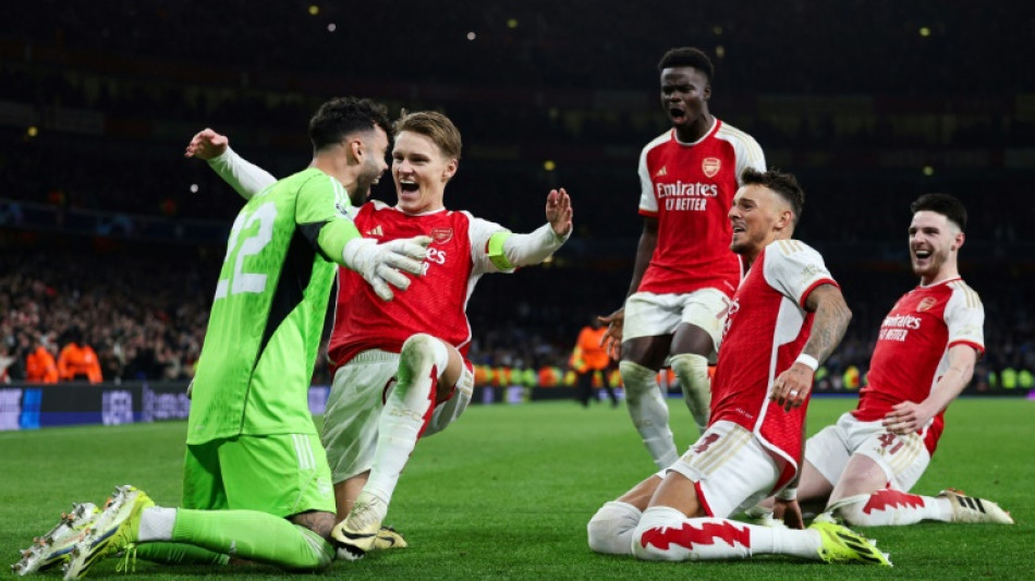 C1: "soir&eacute;e magique" pour Arsenal, de retour en quarts 14 ans apr&egrave;s