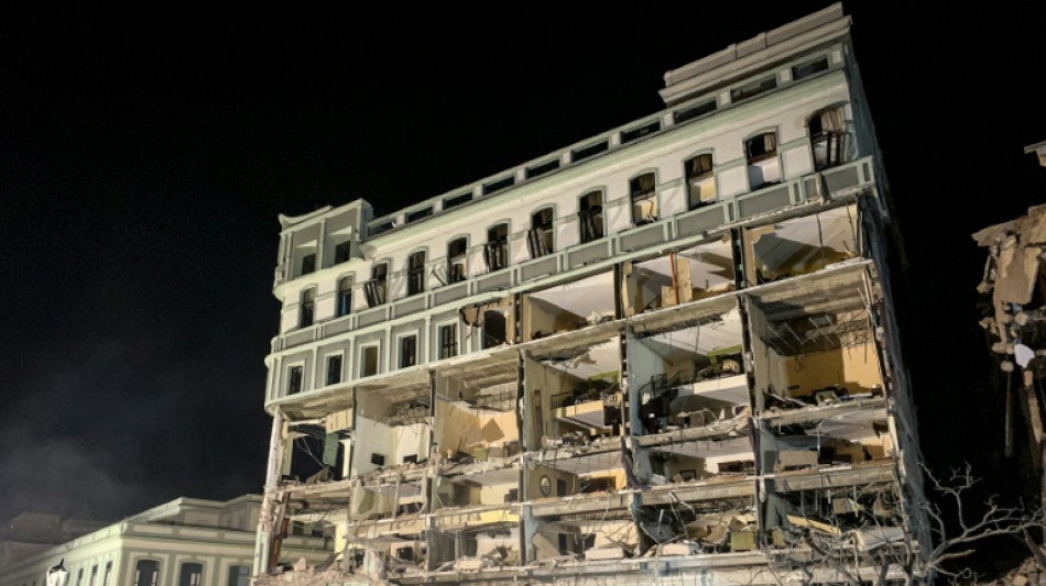 Explosion d'un h&ocirc;tel &agrave; Cuba: le bilan grimpe &agrave; 32 morts, 19 disparus