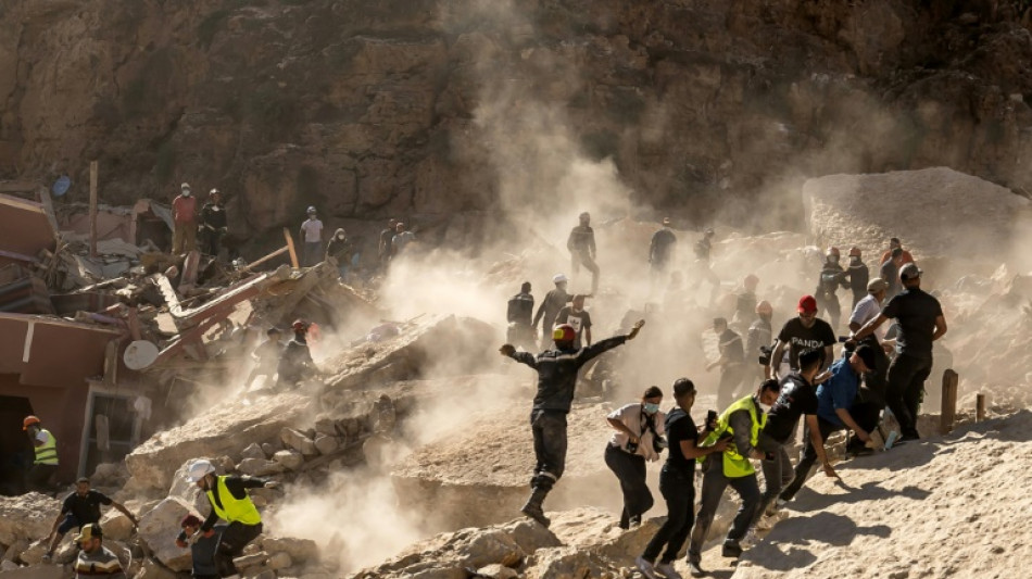 Ni&ntilde;os de una aldea de Marruecos, traumatizados por el terremoto