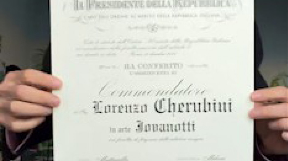 Jovanotti nelle stanze del Quirinale dopo la nomina a commendatore