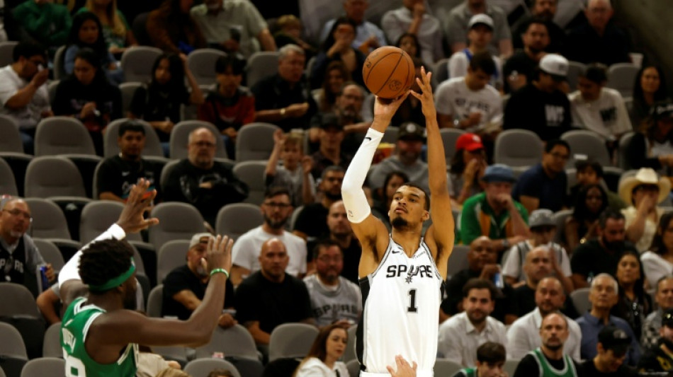 Wembanyama stars as red-hot Spurs sink Celtics