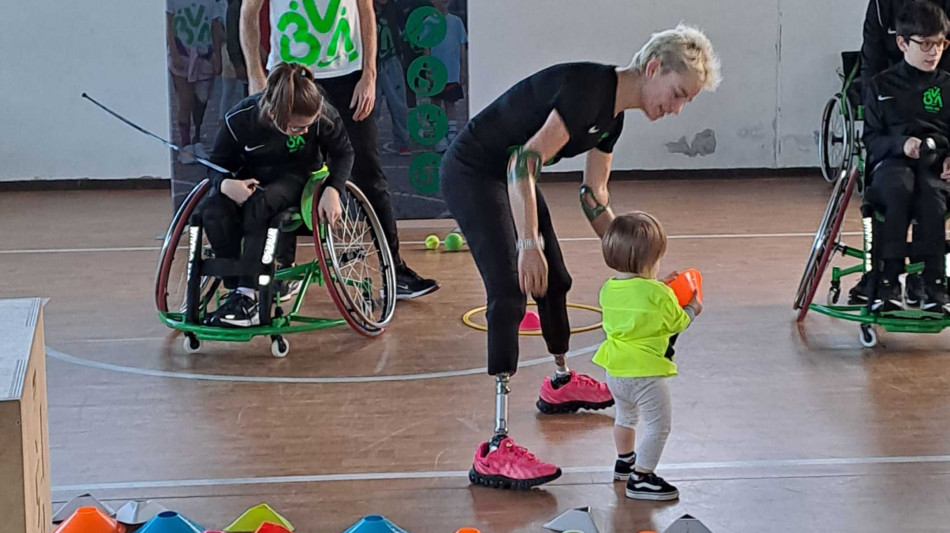 Sport e inclusivit&agrave; in campo alla Bebe Vio Accademy di Roma