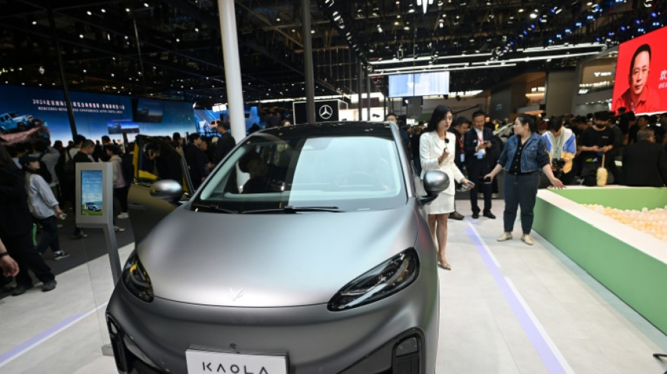 Gigantes del autom&oacute;vil libran guerra de precios de autos el&eacute;ctricos en feria de Pek&iacute;n