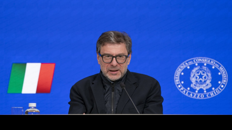 Giorgetti vede S&eacute;journ&eacute;, 'regole Ue flessibili per impatti energia'