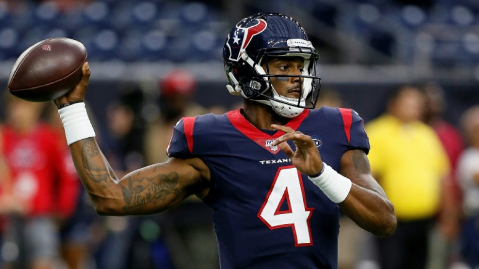 Texans' Watson won't face criminal case: prosecutors