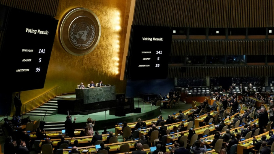 Rare vote massif à l'ONU pour "exiger" de la Russie l'arrêt de la guerre en Ukraine