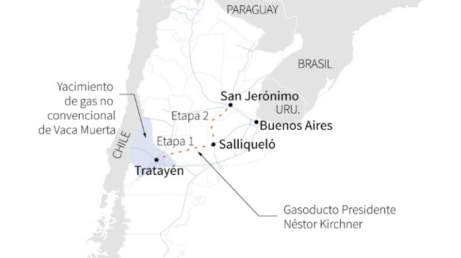 Argentina inaugur&oacute; gasoducto clave para el shale gas de Vaca Muerta