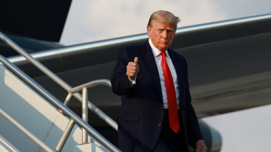 Trump arrive &agrave; une prison d'Atlanta pour se rendre aux autorit&eacute;s
