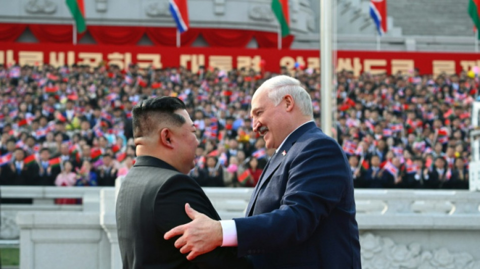 North Korea's Kim 'warmly' welcomes Belarusian leader
