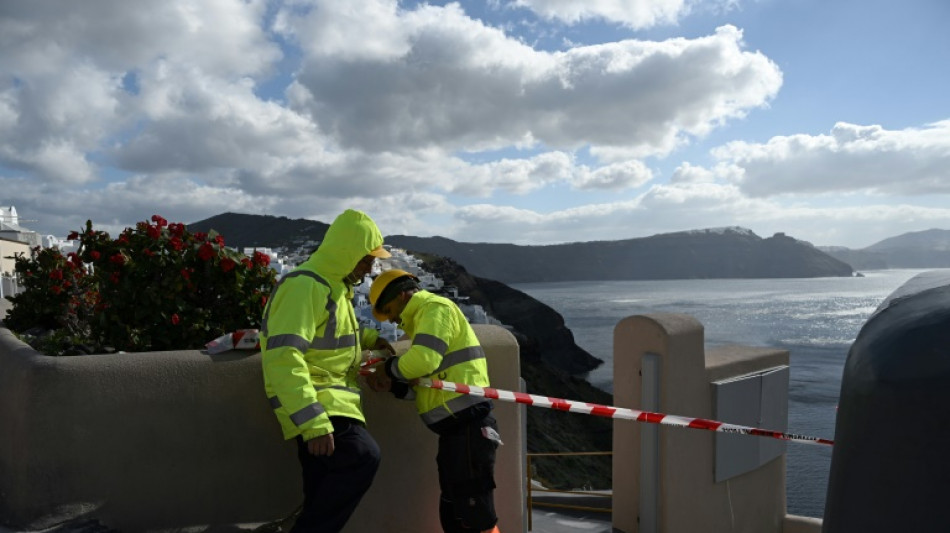 Gr&egrave;ce: nouvelles secousses au large de Santorin dont l'une sup&eacute;rieure &agrave; 5