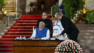 Modi presta juramento para terceiro mandato como primeiro-ministro da &Iacute;ndia