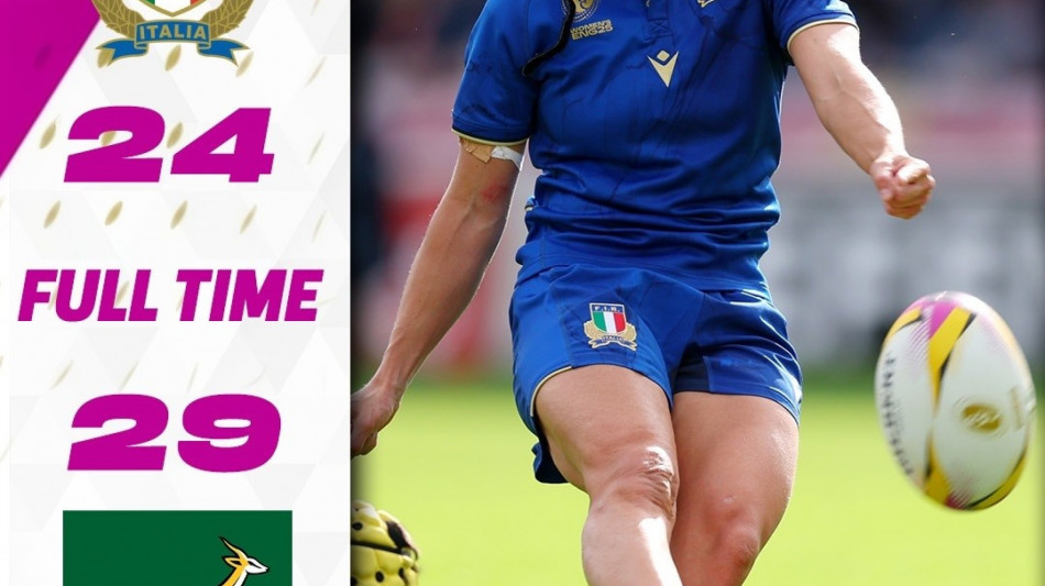 Mondiali rugby donne: Sudafrica-Italia 29-24, azzurre eliminate