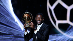 PSG star Dembele wins men's Ballon d'Or