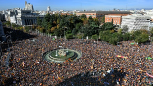 Manifestaci&oacute;n masiva en Madrid contra la amnist&iacute;a de S&aacute;nchez al separatismo catal&aacute;n