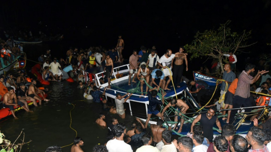 Inde: au moins 22 morts apr&egrave;s le chavirement d'un bateau