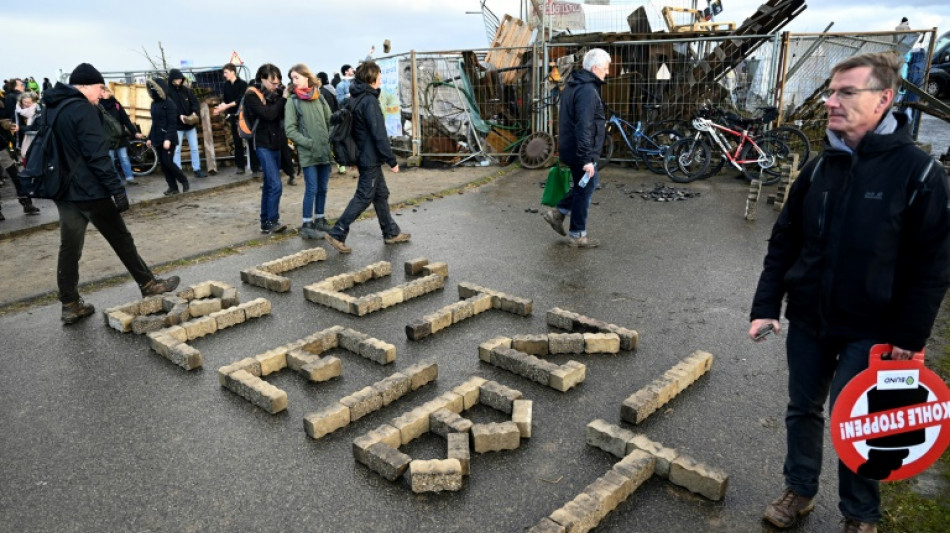 Allemagne: mobilisation anti-charbon dans un village symbole