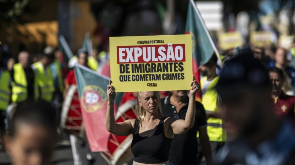 Miles de manifestantes en Lisboa contra "la inmigraci&oacute;n descontrolada"