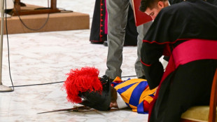 Un garde suisse s'&eacute;vanouit bri&egrave;vement sous les yeux du pape