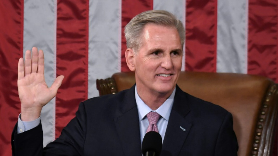 Au Congrès américain, premier test pour le "speaker" McCarthy