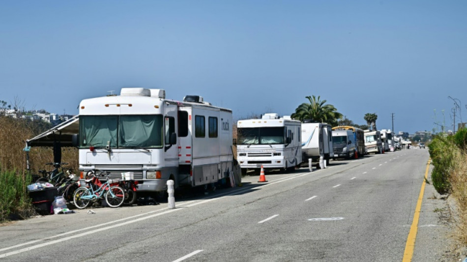 Las caravanas en California: de s&iacute;mbolo de vida despreocupada a postal de la crisis habitacional
