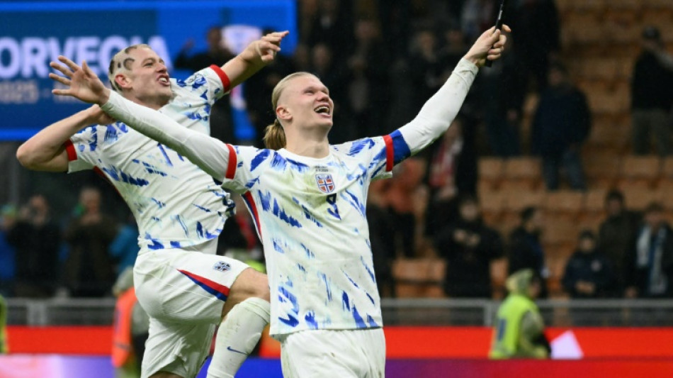 Mondial-2026: la Norvège empoche son billet, l'Italie encore en barrages