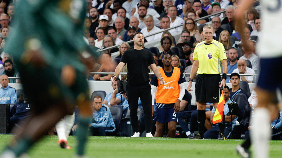 Calcio: Tottenham perde ancora, De Zerbi 'frustrato ma credo in questa squadra'